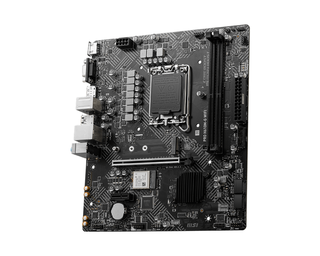 MSI Motherboard Pro H610m-G DDR5 Wifi MSI Motherboard Pro H610m-G DDR5 Wifi
